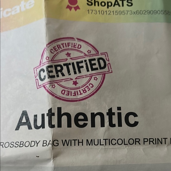 Coach Signature Poppy Crossbody Bag - Brown & Multi EUC COA - Picture 7 of 16